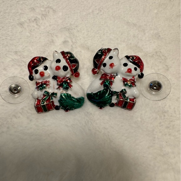 NWOT Christmas Animals Earrings - Picture 3 of 7